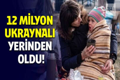 Rusya'nın başlattığı savaş nedeniyle 12 milyon Ukraynalı yerinden oldu!