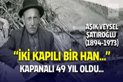 Büyük Türk halk ozanı Aşık Veysel'in vefatının 49. yıl dönümü