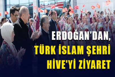 Cumhurbaşkanı Erdoğan ve beraberindeki heyet, Türk İslam şehri Hive'yi ziyaret etti