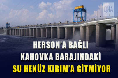 Ukrayna Cumhurbaşkanı Zelenskıy: Kahovka Barajındaki su henüz Kırım'a gitmiyor
