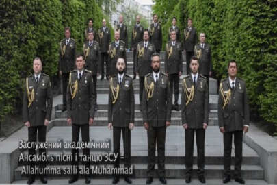 Ukrayna ordusundan Salavat-ı Şerif ile Ramazan Bayramı mesajı