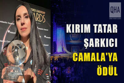Atlantik Konseyi'nden Kırım Tatar şarkıcı Camala'ya liderlik ödülü