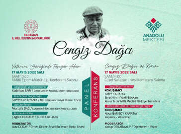 Karaman'da Cengiz Dağcı ve Kırım konferansı