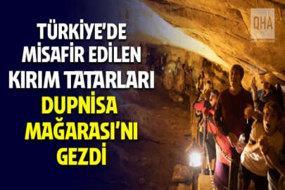 Savaşın mağduru Kırım Tatarları, Kırklareli Dupnisa Mağarası'nı ziyaret etti