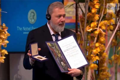Rus gazeteci, Ukraynalı çocuklar için Nobel madalyasını 103 milyon dolara sattı