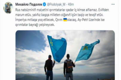 Ukrayna Cumhurbaşkanlığı Ofisi Danışmanı Podolyak: Rus Nazizminin özünü Kırım Tatarları kadar iyi hiç kimse anlayamaz