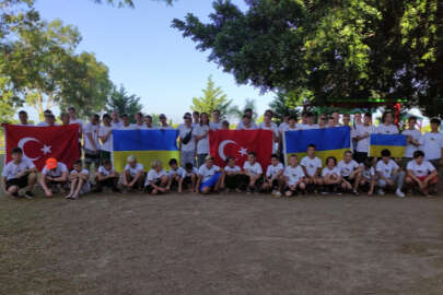 Ukraynalı savaş mağduru çocuklar için düzenlenen gençlik kampının ikinci turu tamamlandı