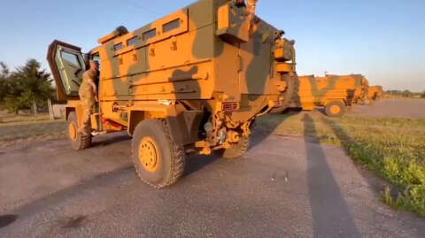 Türk yapımı Kirpi Mayına Karşı Korumalı araçlar Ukrayna Silahlı Kuvvetlerine teslim edildi