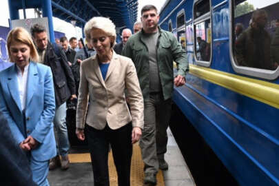 Von der Leyen savaşın başından bu yana üçüncü kez Ukrayna'da