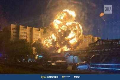 Rusya'nın Yeysk şehrindeki yerleşim bölgesine savaş uçağı düştü