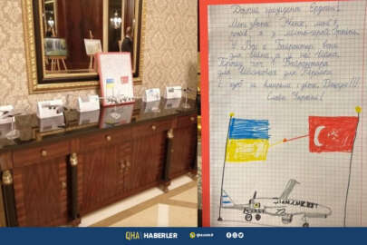 Kıyiv’deki 29 Ekim resepsiyonunda Ukraynalı çocuğun Erdoğan’a mektubu damga vurdu
