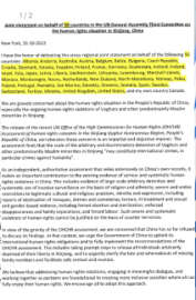 BM üyesi 50 ülkeden Çin’e Uygur tepkisi