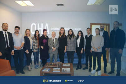 Kırım Tatar halkının milli lideri Kırımoğlu'ndan QHA'ya ziyaret