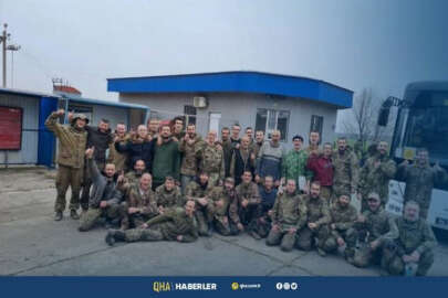 45 Ukraynalı asker Rus esaretinden kurtarıldı