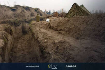 İşgalciler Melitopol'de sivilleri hendek kazmaya zorluyor