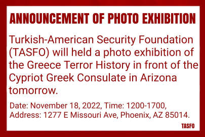 ABD'deki Türklerden Güney Kıbrıs Rum Yönetimi Konsolosluğu önünde "Teröre Hayır" mitingi