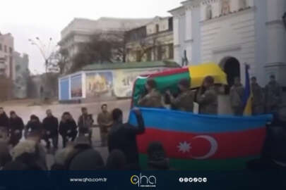 Ukrayna ordusunda hayatını kaybeden Azerbaycan Türkü asker son yolculuğuna uğurlandı