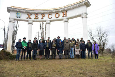 Kıyiv'deki Büyükelçiler, Rus işgalinden kurtarılan Herson ve Mıkolayiv'i ziyaret etti