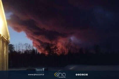 Rusya'da petrol ve doğal gaz tesislerinde yangın çıktı!