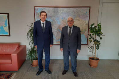 Kırım Vakfı Başkanı Kalkay, TİKA Başkan Yardımcısı Çevik'i ziyaret etti