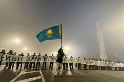 Kazakistan'daki hükumet karşıtı protestoların yıl dönümü