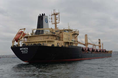 Afganistan'a 16 bin ton Ukrayna tahılı taşıyacak geminin denetimi İstanbul'da sağlandı