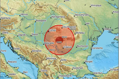 Romanya 5.7 büyüklüğünde deprem ile sallandı