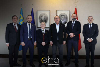 Kırımoğlu, Dışişleri Bakanı Çavuşoğlu ile görüştü