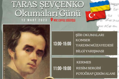 Ukrayna'nın milli şairi Taras Şevçenko anısına Ankara'da düzenlenecek etkinliğe davet