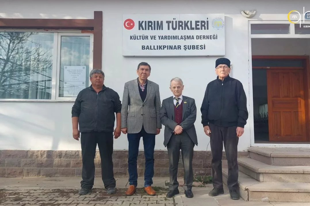 Kırımoğlu, Kırım Tatar köyü Ballıkpınar'ı ziyaret etti