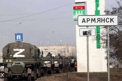 Kırım’da Rus askerlerin konuşlandırıldığı çiftlikte yangın çıktı!