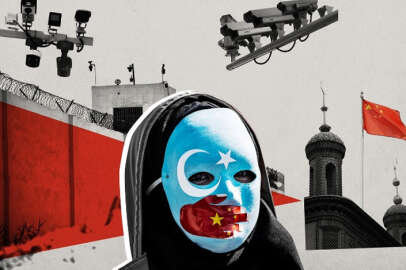 Doğu Türkistan'da başörtüsü yasağı kameralara yansıdı