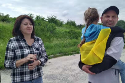 Kırım'da 2016 yılında alıkonulan Andriy Zahtey 7 yıl sonra ailesine kavuştu