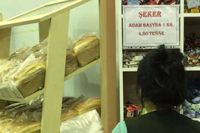 Türkmenler gıda kıtlığını protesto için sokağa indi!