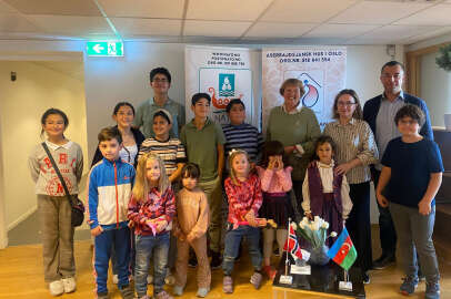 Oslo Belediye Başkanından Azerbaycan Türklerinin okuluna ziyaret