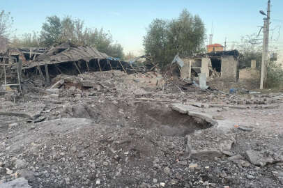 İşgalci Rusya, Donetsk bölgesindeki Slavyansk'ı vurdu!