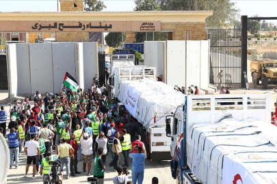 Gazze için bu sabah Refah Sınır Kapısı açıldı
