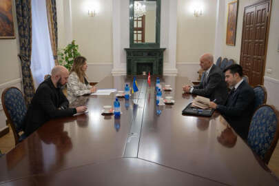 Ukrayna Dışişleri Bakan Yardımcısı Ceppar,  Kıyiv Büyükelçisi Bilgen ile görüştü