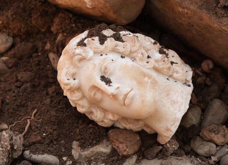 Düzce’de Büyük İskender portresi