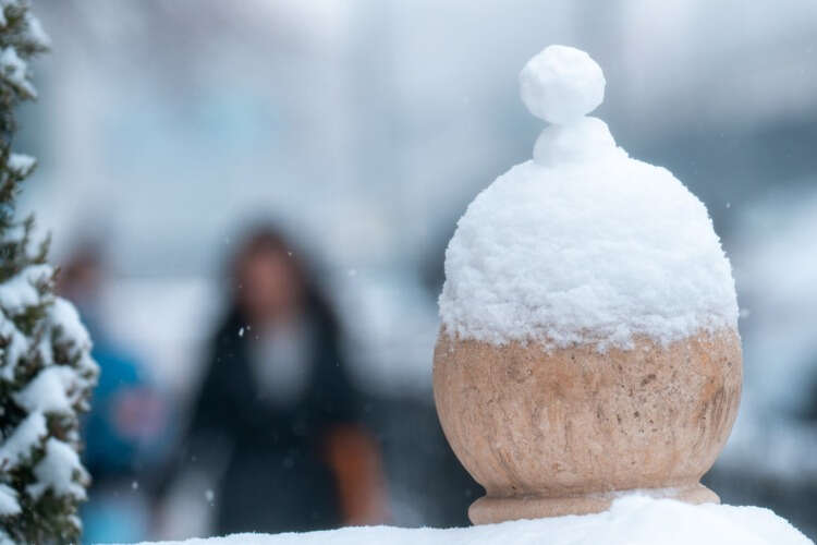 Özbekistan'dan kış manzaraları