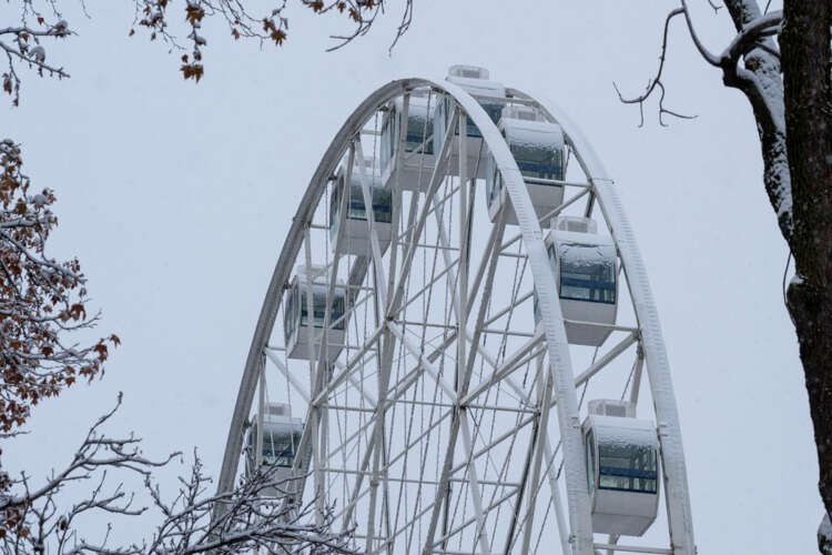 Özbekistan'dan kış manzaraları