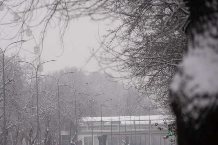 Özbekistan'dan kış manzaraları