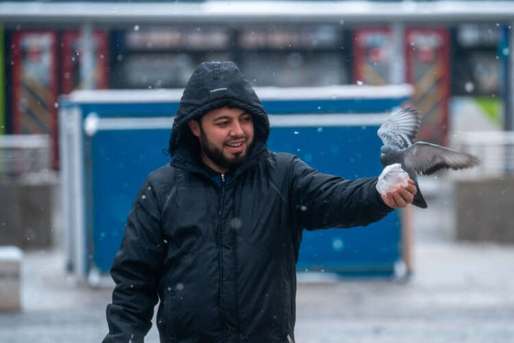 Özbekistan'dan kış manzaraları