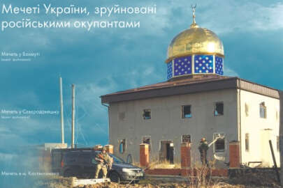 Rusya tarafından yıkılan camiler Ukrayna Müslümanları takviminde