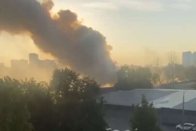 Moskova'da savaş uçakları üreten fabrikada yangın!