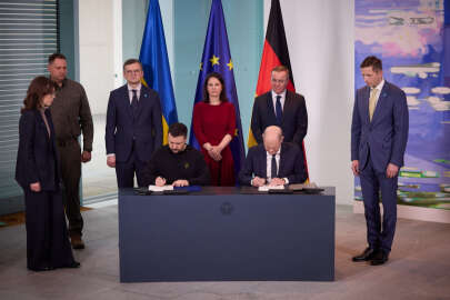 Ukrayna ve Almanya arasında "Güvenlik Anlaşması" imzalandı