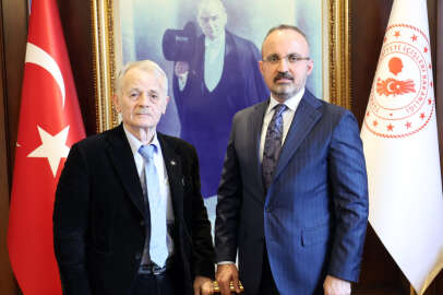 Kırım Tatarlarının millî lideri Kırımoğlu, İçişleri Bakan Yardımcısı Turan ile bir araya geldi
