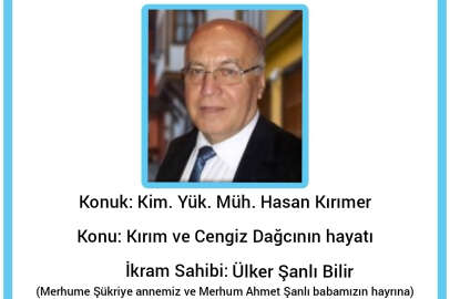 Kırım Derneği İstanbul Şubesinde "Kırım ve Cengiz Dağcı'nın Hayatı" konferansı