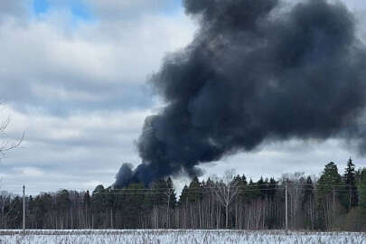 Rusya'da bir askerî nakliye uçağı düştü!