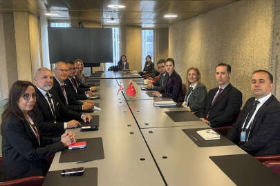 TBMM ve KKTC Cumhuriyet Meclisi heyetleri Cenevre'de bir araya geldi